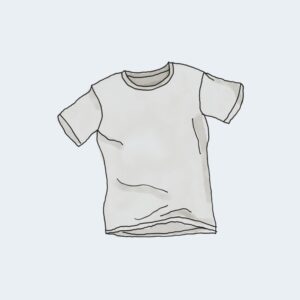 A black round neck tshirt